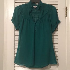 Emerald green top